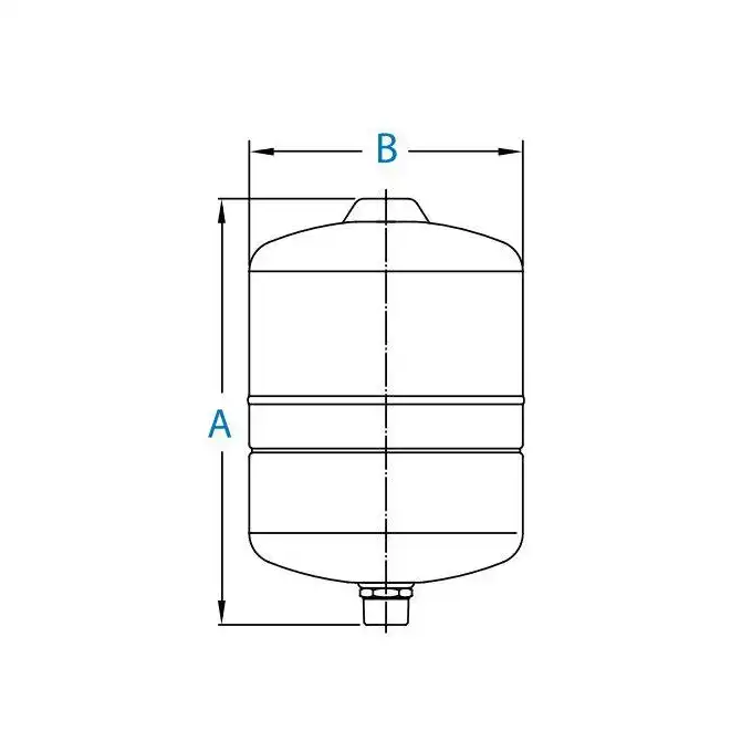 Naczynie przeponowe do c.o. 35 l Seria HeatWave BIBUS MENOS HWB-35LX