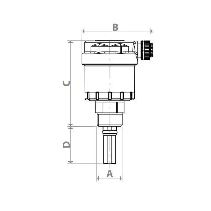 Odpowietrznik automatyczny z zaworem odcinającym 1/2&quot; GIACOMINI R88IY003