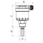 Odpowietrznik automatyczny z zaworem odcinającym 1/2&quot; GIACOMINI R88IY003