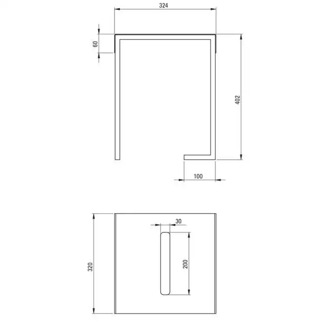 MOKKO nero Taboret-stolik łazienkowy DEANTE ADM_N51T