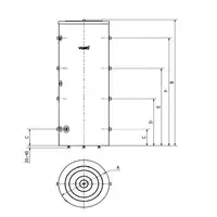 Zbiornik buforowy  300 l VASTI VS-P-BUF-300-00-C