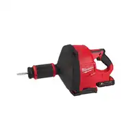 Przepychacz do rur Milwaukee M18 FDCPF10-201C FUEL 4933459685 ze sprężyną 10 mm z akumulatorem i ładowarką