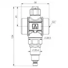 Zawór zabezpieczający przed zamarzaniem AAV Afriso 1730000 przyłącze 5/4&quot;