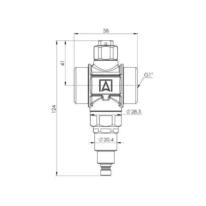 Zawór zabezpieczający przed zamarzaniem AAV Afriso 1710000 przyłącze 1&quot;