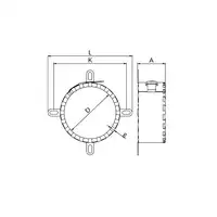 Kołnierz Niczuk NKE160 Nipro ECG 160 mm