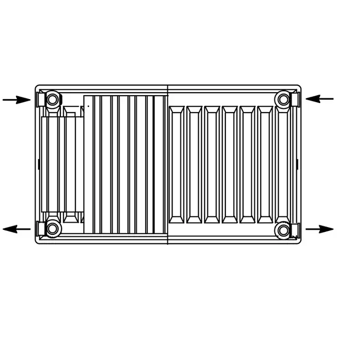 Grzejnik Perfexim PERFEKT 82-122-6007-000 22C 600x700 mm kompaktowy