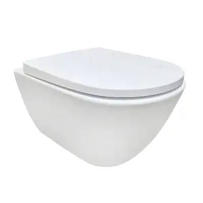 Zestaw ROCA ONA WC podwieszany Rimless z deską wolnoopadającą duroplast A34H688000