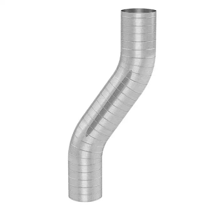 Rura elastyczna Jeremias F02100 średnica 100 mm długość 1 m stal nierdzewna