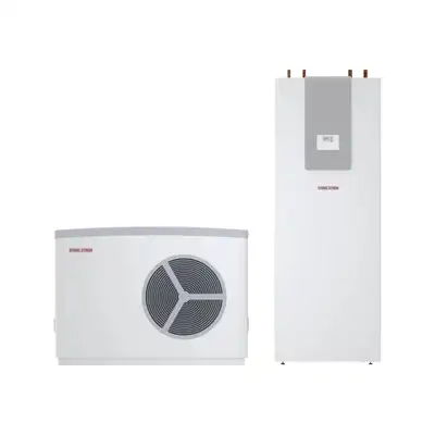 Zestaw inwerterowej pompy ciepła P/W (c.o., c.w.u.) STIEBEL ELTRON 205966 z wieżą hydrauliczną HSBC 300