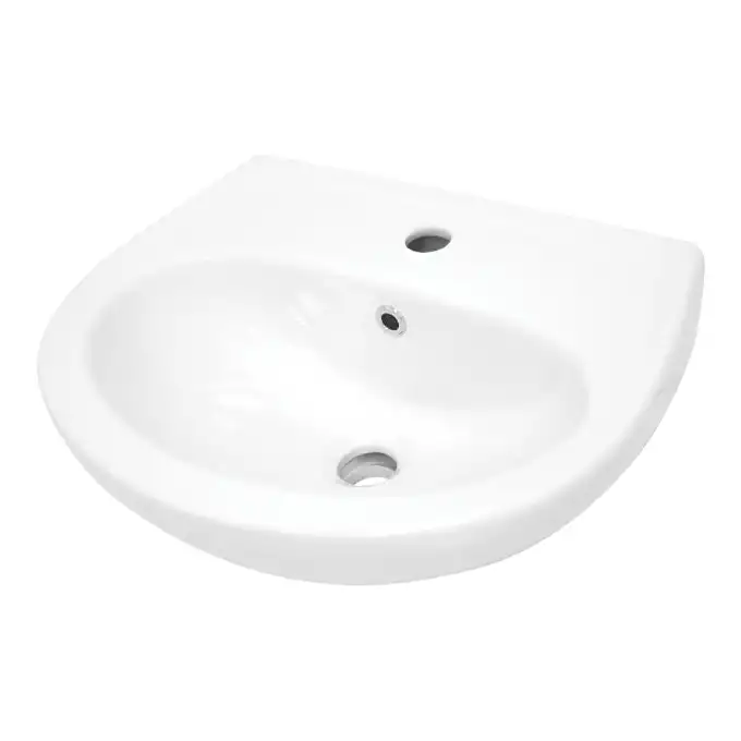 Umywalka ceramiczna Deante Jasmin CDJ 6U4W wisząca biała