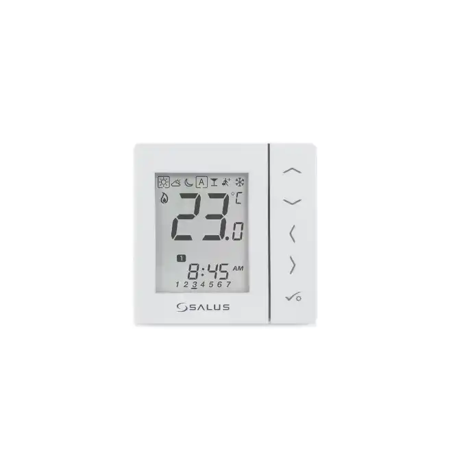 Regulator temperatury SALUS VS30W przewodowy programowany biały