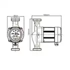 Pompa obiegowa IBO 002027 BETA 2 25-40/180 ze śrubunkami