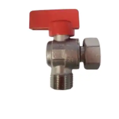 Zawór kulowy Samee R3322N04 kątowy czerwony 1/2&quot;