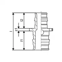 Złączka redukcyjna Uponor Q&amp;E 1008674 20-16 mm z tworzywa PPSU