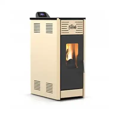 Piec Ferroli LSMBP08T Breta Pellet 8 kW stalowy z płaszczem wodnym