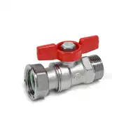 Zawór kulowy uniwersalny GZ półśrubunek płaski 3-4&quot; X Ś 3-4&quot; chrom R254PX004 Giacomini
