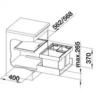 Selektor FLEXON II XL 60/3 + pokrywa systemowa BLANCO 521473