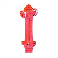 Hydrant nadziemny Fi 80 RD 1250 NR 8003 z podwójnym zamknięciem zabezpieczeniem 8003-0080-2164R1250