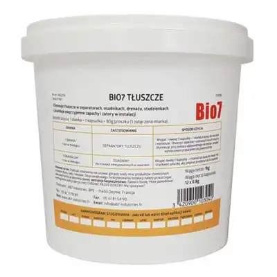 Preparat Bio- 7 tłuszcze Sotralentz 31973 wiadro 1 kg 