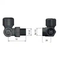 Zawór termostatyczny Vario Master 000M772A001 osiowy lewy M30X1,5 