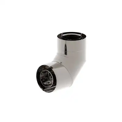 Kolano turbo Spiroflex SX-TDN80/125K90 dwuścienny (n) 90° 80/125
