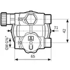 Filtr olejowy jednorurowy z powrotem R 500 St, z wkładem stalowym, 250 l/h AFRISO 20283