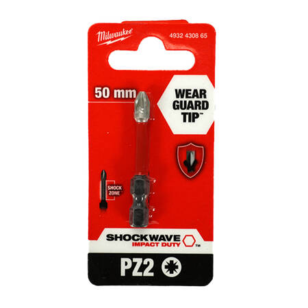 Bit SHOCKWAVE PZ2 50 mm MILWAUKEE 4932430865