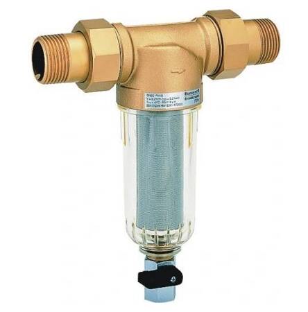 Filtr mini-plus do wody pitnej 3/4" z opłukiwaniem HONEYWELL Braukmann FF06-3/4AA