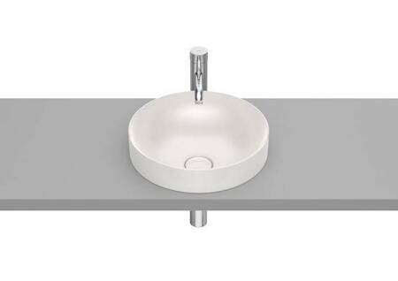 INSPIRA ROUND Umywalka 370x370 H75 FINECERAMIC beż ROCA A32752R650