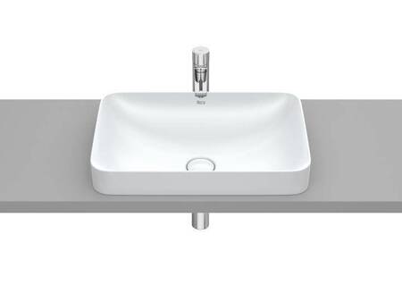 INSPIRA SQUARE Umywalka 550x370 H75 FINECERAMIC perła ROCA A327534630