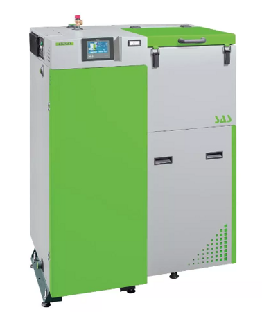 Kocioł BIO COMPACT 20 kW prawy czopuch do góry TECH na paliwo stałe SAS KOT-BIOCOM-020-P-CG-T2