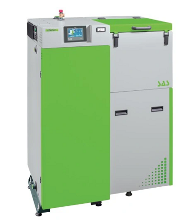 Kocioł BIO COMPACT 25 kW prawy TECH na paliwo stałe SAS KOT-BIOCOM-025-P-T2