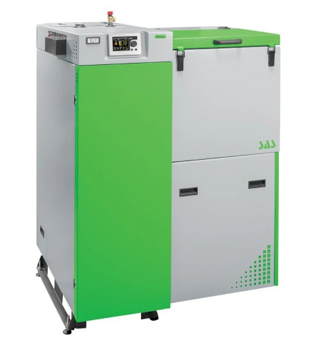 Kocioł BIO SOLID 36 kW prawy TECH 2 na paliwo stałe SAS KOT-BIOSOL-036-P-T2