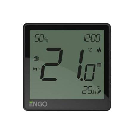 Regulator temperatury ENGO 932342632 ZigBee podtynkowy internetowy 230 V czarny