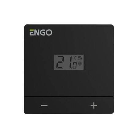 Regulator temperatury ENGO EASYBATB 932332983 przewodowy bateryjny dobowy czarny