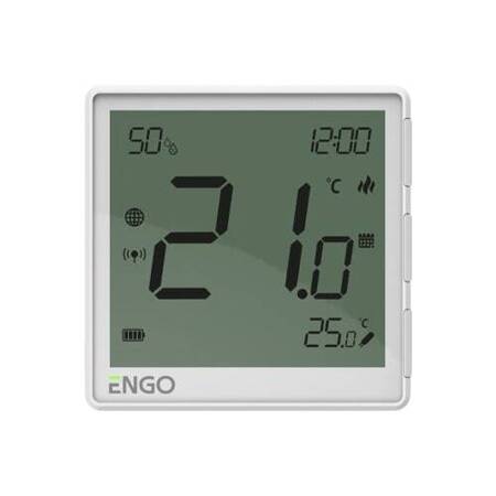 Regulator temperatury ENGO ZigBee 932342633 natynkowy internetowy akumulatorowy biały