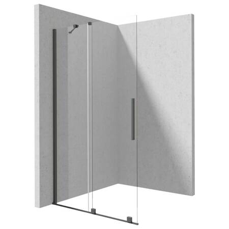 Ścianka prysznicowa walk-in Deante Prizma KTJ D39R przesuwna 90x195 cm titanium